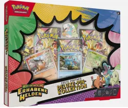 ⭐ Pokemon Erhabene Helden Erste Partner Deluxe Pin Kollektion ME02.5 - Deutsch ⭐ - Image 1