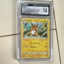 The Pokemon Company Raichu 009/034 Trading Card Game Classic Holo CGC 10 2023 - Image 1