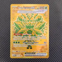 Pokemon TCG Teal Mask Ogerpon ex SV: Prismatic Evolutions 177/131 Hyper Rare - Image 1
