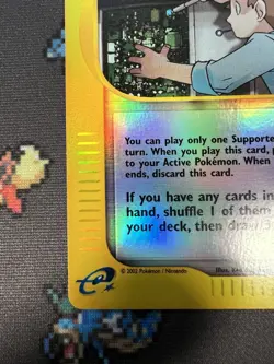 Bill’s Maintenance #137 Reverse Holo Expedition 2002 137/165 E-Reader Pokemon - Image 4