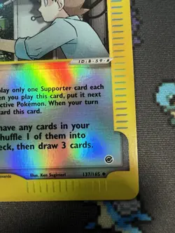 Bill’s Maintenance #137 Reverse Holo Expedition 2002 137/165 E-Reader Pokemon - Image 5