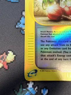 Memory Berry #128 Reverse Holo Aquapolis 2002 128/147 E-Reader Trainer Pokemon - Image 4