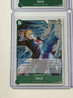 Sanji OP13-027 Carrying On His Will 4 Foil Card Play Set Lot One Piece - Image 4