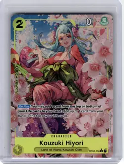 2024 One Piece—Kouzuki Hiyori #OP06-106 Wings of the Captain—SR Foil [Alt Art] - Image 1