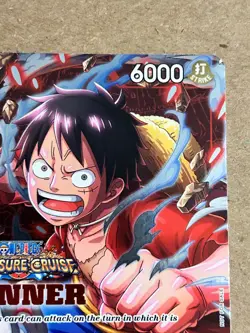 2023 One Piece Monkey D. Luffy ST01-012 SR Winner Pack Vol. 5 Stamped Promo NM - Image 5