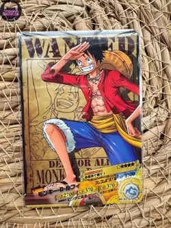 One Piece Carddass Wanted Poster Monkey D. Luffy AR Bandai Japanese Rare Card - Image 1