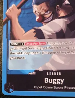 Buggy OP16-041 Leader The Time Of Battle One Piece Card Game - Image 4