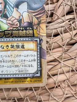 One Piece Carddass Gold Stamp Usopp JO-T04 Trading Card Rare JPN - Image 5