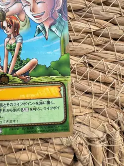 2004 One Piece Carddass Hyper Battle Nami Gold Stamp DG-W03 Japanese Bandai Rare - Image 5