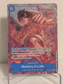 Monkey D. Luffy - OP02-062 Alt Art - Paramount War - One Piece English - Image 1