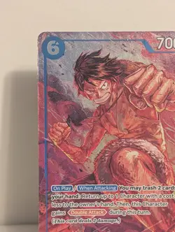 Monkey D. Luffy - OP02-062 Alt Art - Paramount War - One Piece English - Image 2