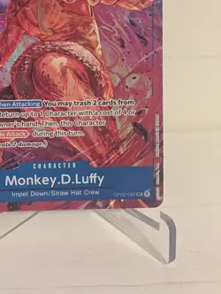 Monkey D. Luffy - OP02-062 Alt Art - Paramount War - One Piece English - Image 5
