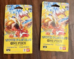 One Piece OP-15 Adventure On Kami’s Island Sleeved Booster Pack - Lot Of 2 - Image 1