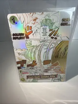 One Piece OP-15 Gum-Gum Golden Rifle Event Holo NM - Image 1