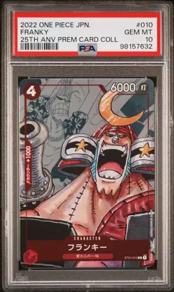 Franky ST01-010 - PSA 10 - One Piece : 25th Anniversary Edition - Image 1