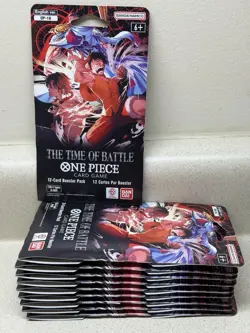 One Piece OP-16 The Time Of Battle Sleeved Booster Packs English-Lot of 10 ! 👍 - Image 1