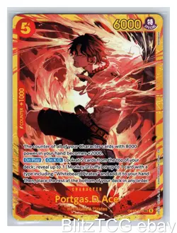 Portgas.D.Ace (118) OP16 OP16-118 The Time of Battle One Piece Foil NM/M - Image 1