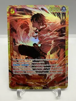 Portgas.D.Ace (118) OP16-118 Secret Rare The Time of Battle One Piece Foil NM - Image 1