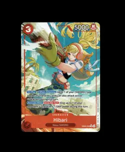 Hibari Extra Booster: Heroine's Edition One Piece CCG Rare Alternate Art Foil - Image 1