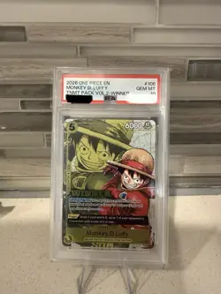One Piece - Monkey D. Luffy #106 Tournament Pack Vol.2 Winner PSA 10 EN - Image 1