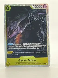 Bandai One Piece CCG Gecko Moria Character OP14-104 Special Foil - Image 1