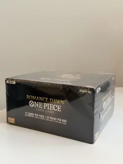 One Piece TCG OP-01 Romance Dawn Blue Bottom Booster Box English - Image 4