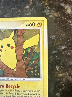 2007 Pokemon Diamond & Pearl Black Star Promo #DP16 Pikachu Holo LP - Image 3