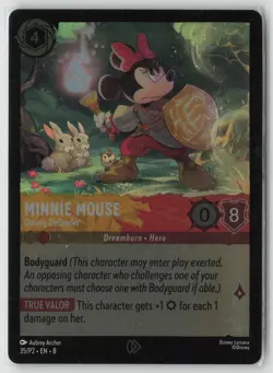 Minnie Mouse - Daring Defender 35 Disney Lorcana Promo Cards Promo NM Cold Foil - Image 1