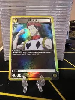 Hisoka Morow (R) HTR-2-023 - Hunter x Hunter Union Arena Trading Holo Card - Image 1
