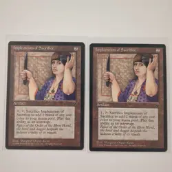 2 Implements of Sacrifice MTG - Image 1