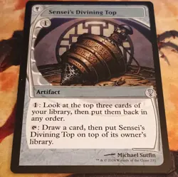 Wizards of the Coast Sensei's Divining Top - Mystery Booster 2 Regular Artifact - Image 1
