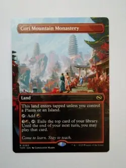 Cori Mountain Monastery (Borderless) 393 Tarkir: Dragonstorm Non-Foil MTG NM - Image 1