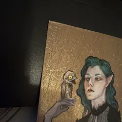 Sorcery TCG Elvira Shakirova Alvalinne Dryads AP Artist Proof Painted Alpha Card - Image 3