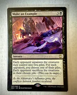 Make an Example 037/093 NCC Rare Regular English MTG WOTC 2022 - Image 1