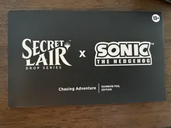 1x MTG Secret Lair x Sonic the Hedgehog Chasing Adventure Rainbow Foil Sealed - Image 2