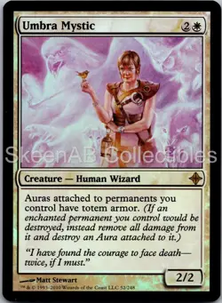 MTG SkeenAB Umbra Mystic FOIL Rise of the Eldrazi NM - Image 1
