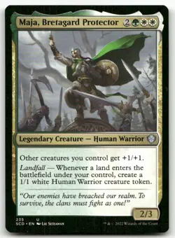Maja, Bretagard Protector #235 (LP) Starter Commander SCD Magic MTG - Image 1