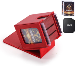 MTG Deck Box, Double Display Window MTG, Commander Deck Box Fits 120+ Single Sle - Image 1