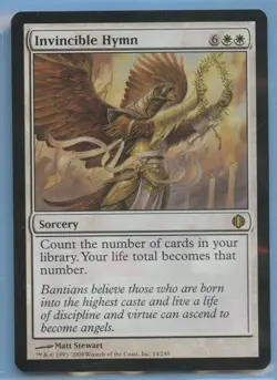 MTG: Shards of Alara: Invincible Hymn - Image 1