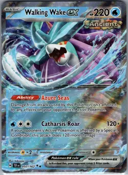Walking Wake ex 050/162 - Pokemon TCG SV05: Temporal Forces - Double Rare (NM) - Image 1