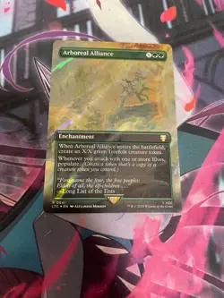 MTG - ARBOREAL ALLIANCE - BORDERLESS SURGE FOIL - RARE - LTC - LP - Image 1