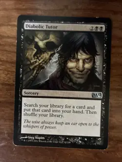 2X Diabolic Tutor - Magic 2012 (M12) MTG X2 Plus Bonus Card!!! - Image 1