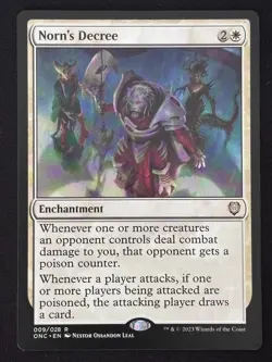 1x MTG Norn's Decree - Commander: Phyrexia: All Will Be One (ONC) #9 - Magic - Image 1