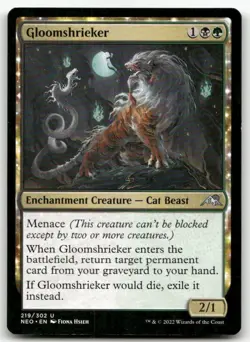 Gloomshrieker #219 (NM) Kamigawa Neon Dynasty NEO Magic MTG - Image 1