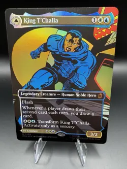 MTG Marvel Super Heroes King T'Challa Black Panther Mythic Legendary M 0399 - Image 1