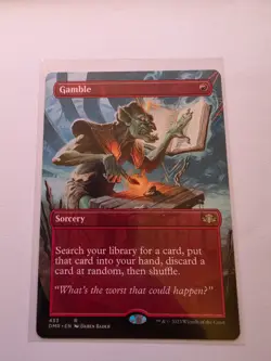 Gamble Borderless MTG DMR LP - Image 1