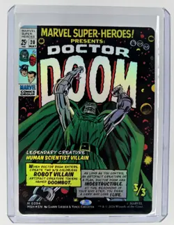Doctor Doom Borderless Foil M 0394 Marvel Super Heroes Magic: The Gathering MTG! - Image 3