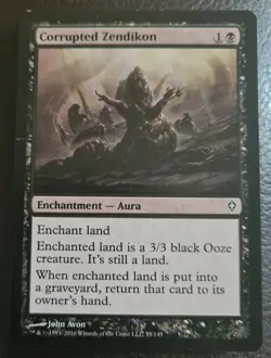 Corrupted Zendikon - Common - Worldwake #55 - MTG - Image 1