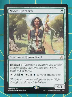 Noble Hierarch RARE Modern Masters 2015 MTG Near Mint Unplayed - Image 1