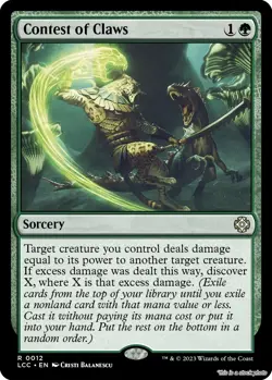 Contest of Claws Commander: The Lost Caverns of Ixalan LCC 12 Rare NM - Image 1